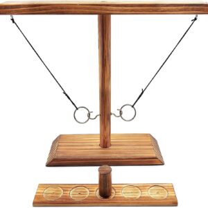 ring hook games for adults,hook and ring game,yard games,patio decor,wooden hook and ring game for bars,home,party,15.5" x 13" large size.