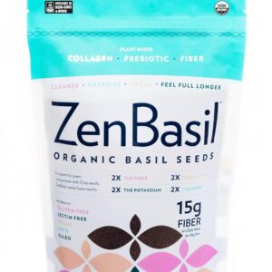 zen basil seeds,edible basil seeds| 14oz